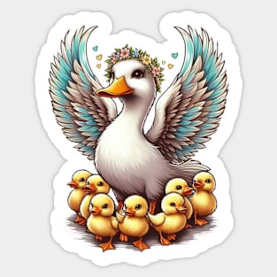 Feathered family forever! Sticker